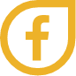 Facebook logo galben
