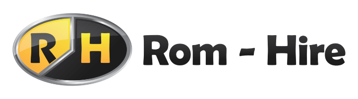 Rom-hire brand logo